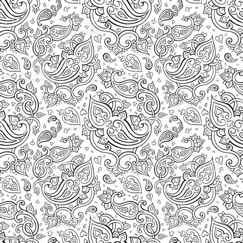 Paisley Beautiful Golden Seamless Background Stock Illustration