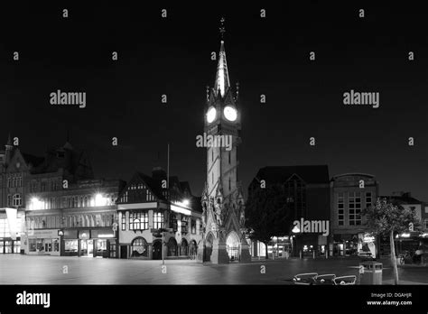 The Clock Tower at night, Leicester City, Leicestershire, England ...