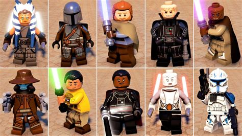 LEGO Star Wars The Skywalker Saga All Characters DLC Showcase 4K