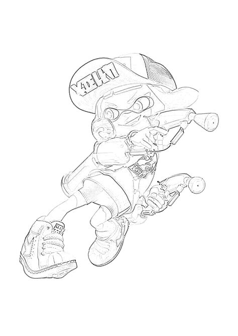 Coloriages Splatoon Imprimer