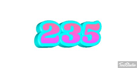 235 Number Animated GIF Logo Designs