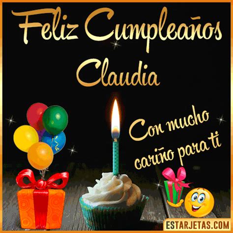 Feliz Cumpleaños Claudia Imágenes Tarjetas y Mensajes