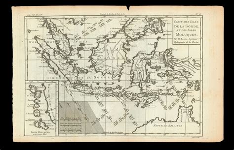 Carte Des Isles De La Sonde Et Des Isles Moluques Par M Bonne