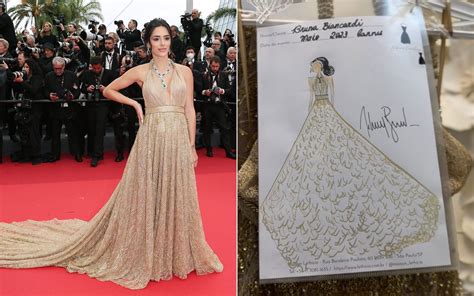 Em Cannes Bruna Biancardi Usa Vestido Exclusivo Que Faz Homenagem A