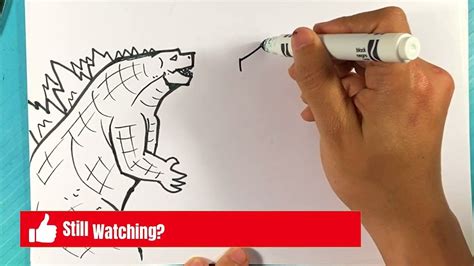 How To Draw Godzilla Vs Muto Easy Pictures To Draw Drawings Godzilla Vs