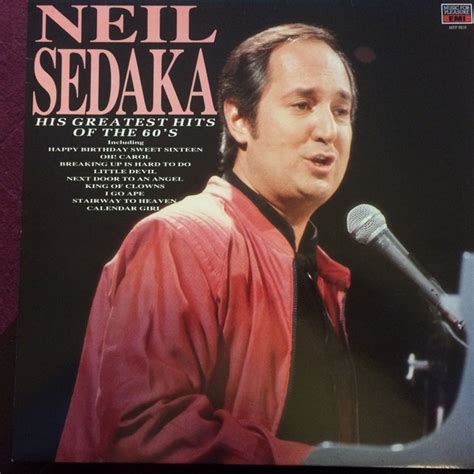 Neil Sedaka His Greatest Hits Of The 60s Discogs