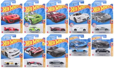 Série Hw Turbo Main Line 2022 10 Miniaturas Hot Wheels Frete grátis