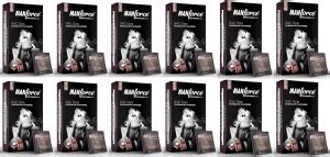 MANFORCE Xotic Chocolate Flavoured Condoms For Men 10 Pcs X Pack Of