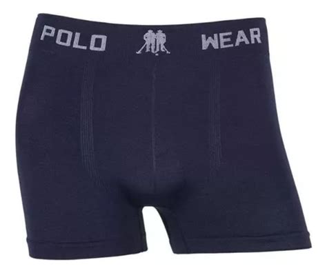 3 Cueca Masculina Box Boxer Microfibra Polo Wear Parcelamento Sem Juros