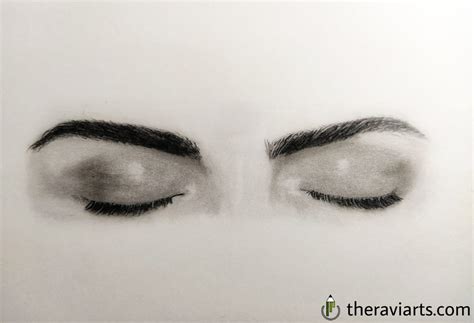 How To Draw Closed Eyes For Beginners Human Body Drawing Tutorials