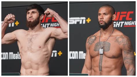 UFC Vegas 50 OFFICIAL WEIGH INS Thiago Santos Vs Magomed Ankalaev