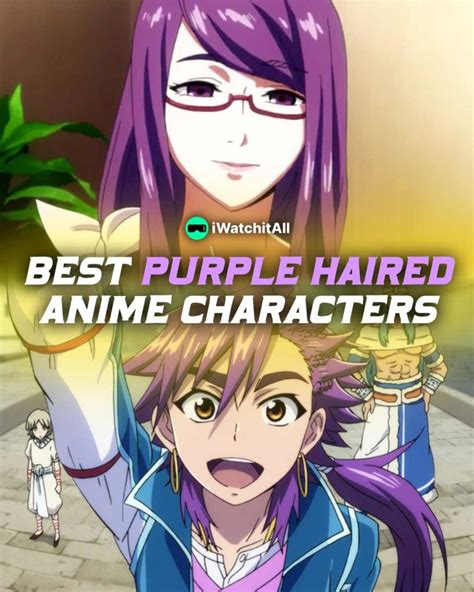 Aggregate More Than 72 Anime Purple Hair Characters Super Hot Vn