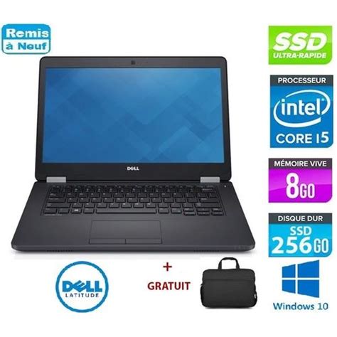 Dell Pc Portable Latitude E I U Gb Ssd Remis A Neuf Fiche