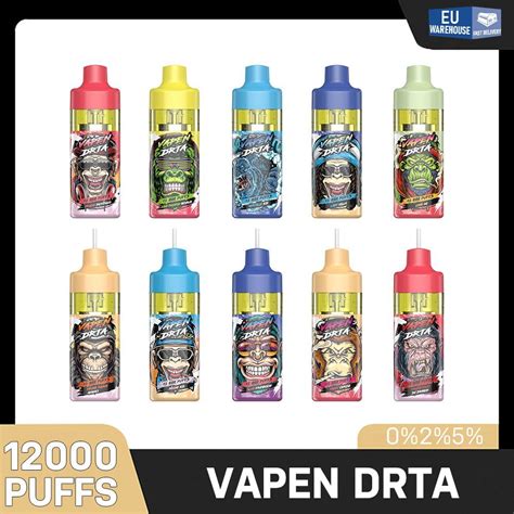 EU Germany Warehouse Puff 12000 Vapen Drta 12000 Puff 12K Refillable