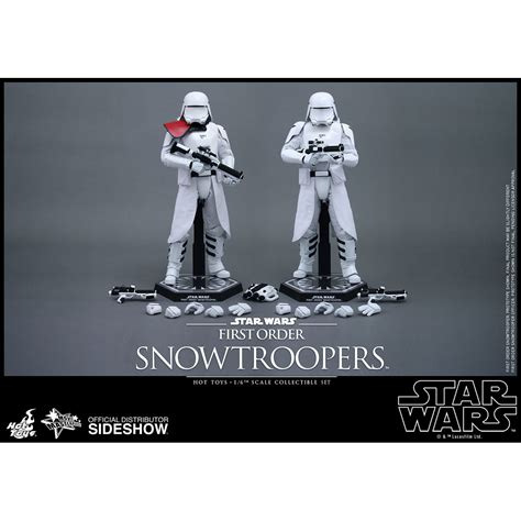 First Order Snowtroopers Movie Masterpiece Series MMS Sixth Scale Figure Set By Hot Toys