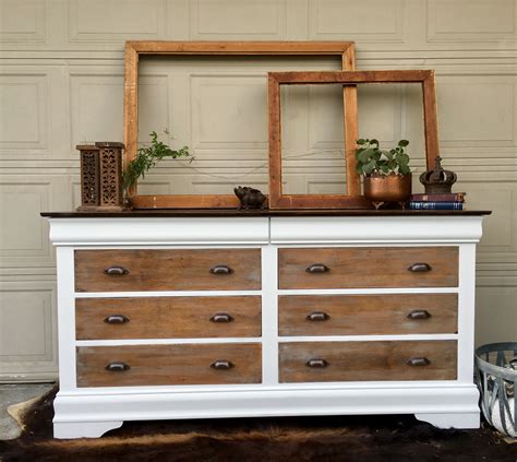 White Farmhouse Dresser And Chest | Newspaper