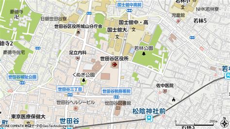 東京都世田谷区 地図（住所一覧から検索） ：マピオン