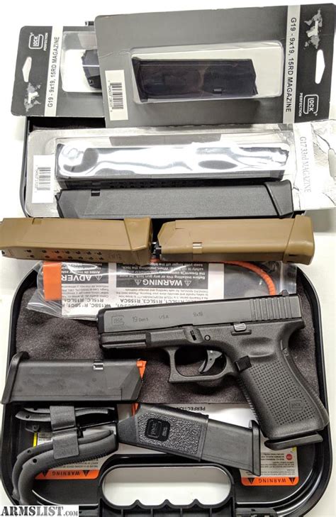 Armslist For Saletrade Practically Brand New Glock 19 Gen 5 9mm