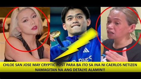 Chloe San Jose May Cryptic Post Palaban Na Palaban Sa Ina Ni Carlos