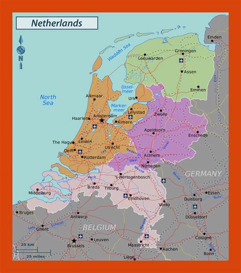 Where Is The Netherlands Located On The World Map Map