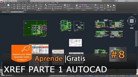 AutoCAD 2015 Tutorial Basico Starter 8 XREF Referencias Externas