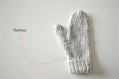 How To Knit Mittens In The Round Free Pattern Knitting With Chopsticks