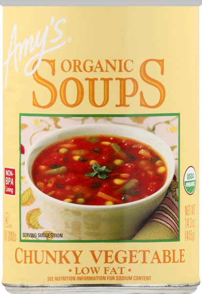 Amys Soup Low Fat Organic Chunky Vegetable Hy Vee Aisles Online