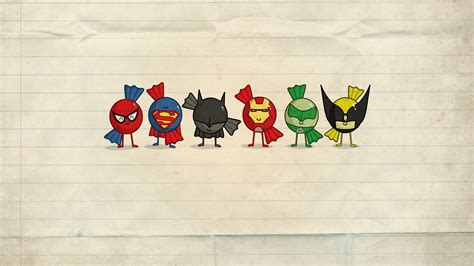 Superhero Cartoon Wallpapers - Wallpaper Cave