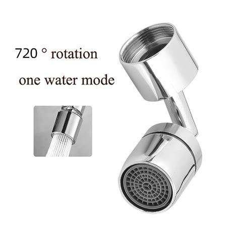 720 Rotatable Tap Aerator Splash Proof Faucet Sprayer Head Water Saving