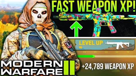 Modern Warfare 2 FASTEST WAYS To LEVEL UP WEAPONS MW2 Fast Weapon XP