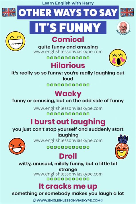 Other ways to say Funny in English 🤣 • Learn English with Harry 👴