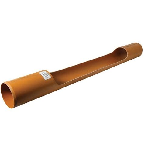 Floplast Drainage Channel Access Pipe Plain Ended 1mtr X 110mm
