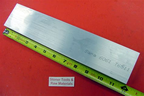 1 14 X 2 12 Aluminum 6061 Flat Bar 12 Long Solid T6511 Extruded