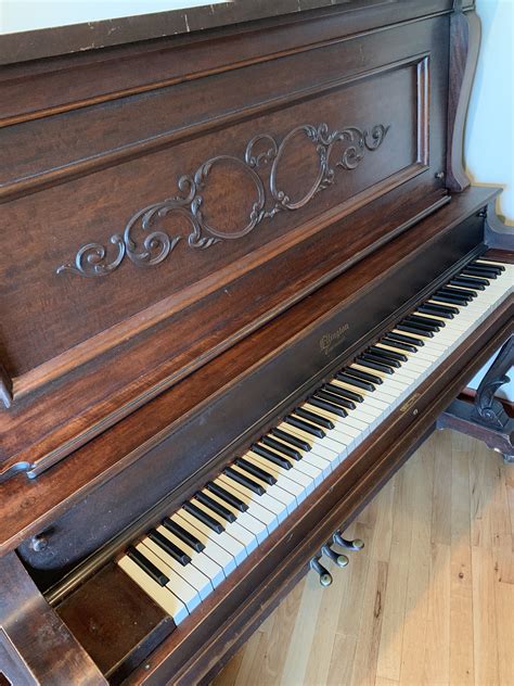 I Have An Ellington Upright Piano Serial Number 25521 The Keys All