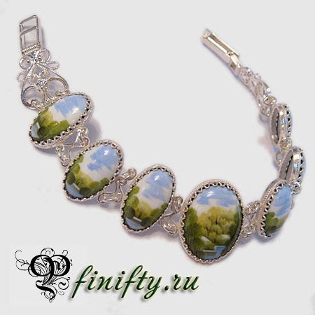 Браслеты. Финифть (горячая эмаль)