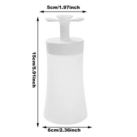 Glass Salad Dressing Container Premium Plastic Condiment Squirt Bottles