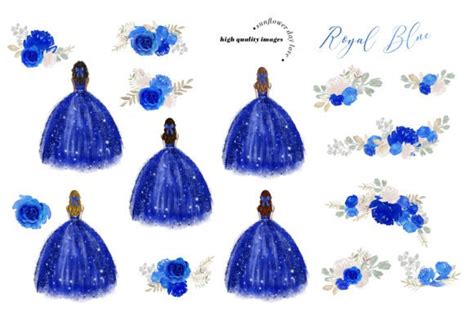 Elegant Royal Navy Gold Princess Dress Clipart Lupon Gov Ph