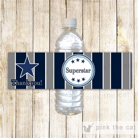 Free Printable Football Water Bottle Labels Download Free Printable