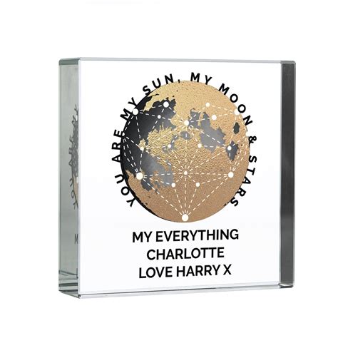 Personalized Crystal Paperweight Custom Paperweight Glass Etsy Uk