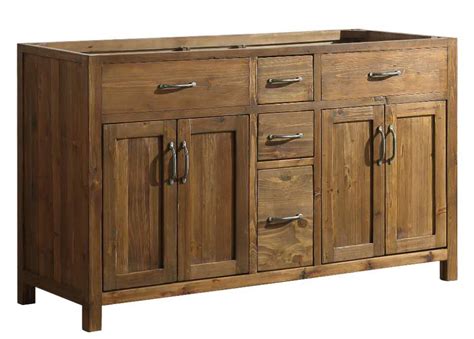 Bryson Farmhouse Double Sink Bathroom Vanity Base Only Solid