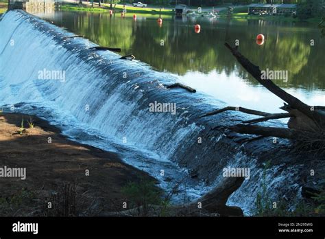 The Dam At High Falls State Park Ga Usa Stock Photo Alamy