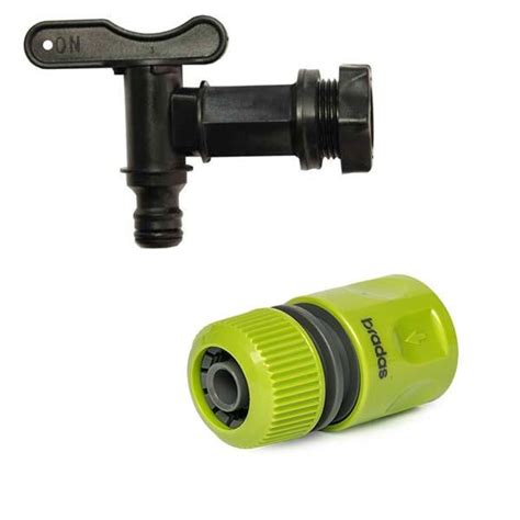 Water Butt Tap And Hose Connector Set Easy Garden Watering