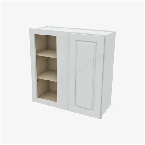 CW WBC3042 Wall Blind Corner Cabinet Wellkraft Carmela White