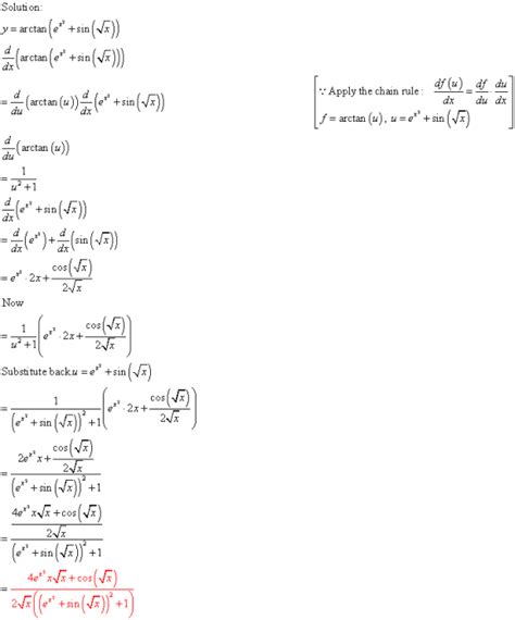 Find the derivative of arctan - WizEdu