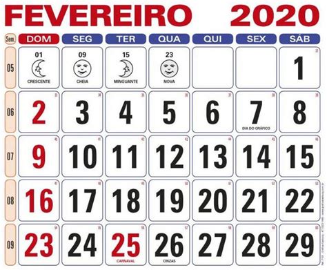 Calendario De Fevereiro Carnaval Imagesee