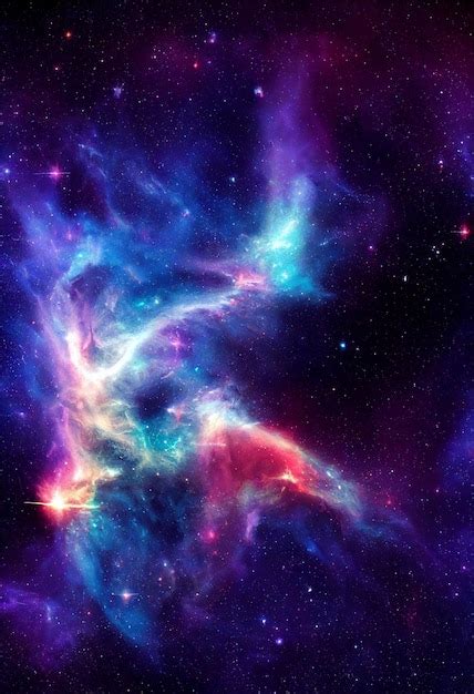 Fondo De Pantalla Hd De Espacio Estrellas Galaxia Nebulosa Renderizado