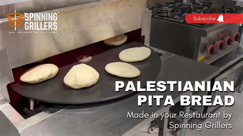 Pita Bread Thick Palestinian Pita Bread Made By Pitaoven Youtube