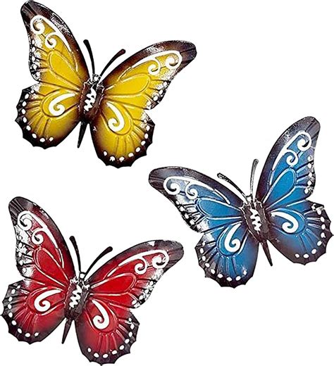 Metal Wall Sculpture Butterfly Wall Hanging Wall Art Decor