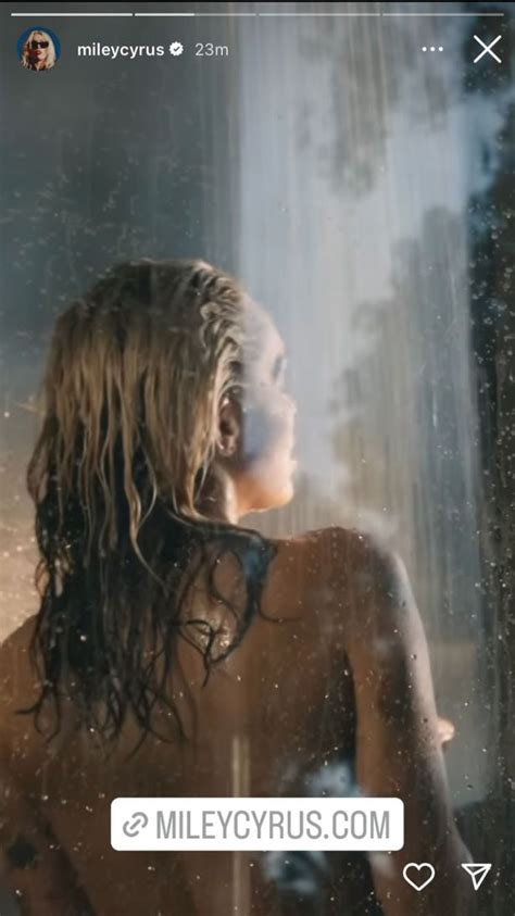 Miley Cyrus Strips Completely Bare As She Soaks Herself In Saucy Naked