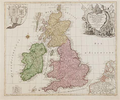 Map Of Great Britain Lottery C 1750 Books Maps And Manuscripts